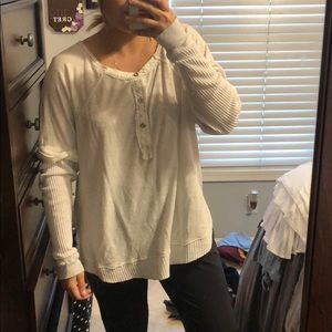 Free people waffle long sleeve